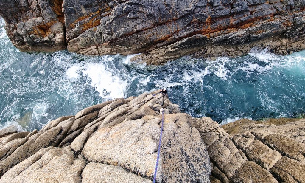 Irish Sea Stack Climbing